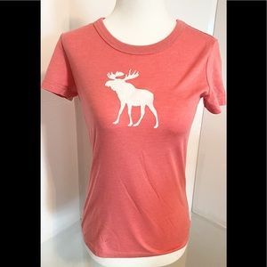 Abercrombie and Fitch Women’s Fitted Logo Tee